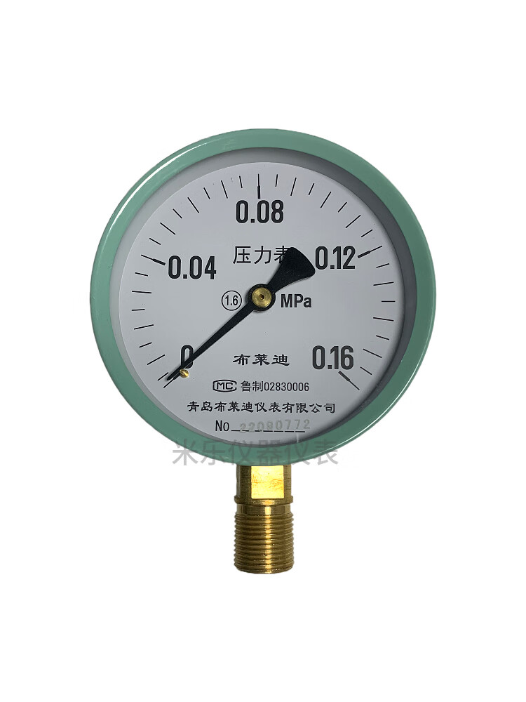 布莱迪青岛布莱迪压力表y100水压气压油压真空-0.1 0.