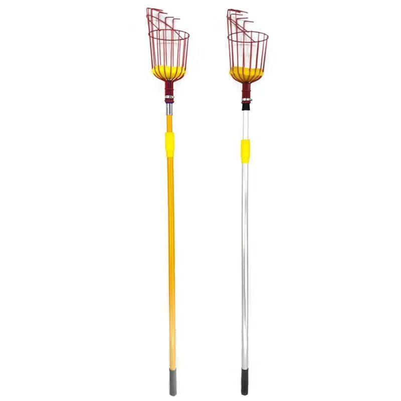铁丝款摘果头14cm 2米压花杆