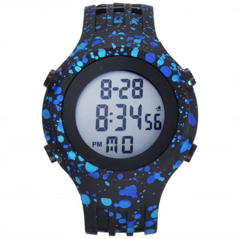 蓝铂丽手表男黑科技新款学生潮流男女艺术电子表运动时尚霸气大表盘