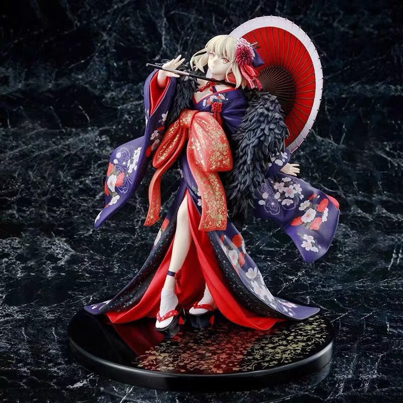 莫肖尔saber alter手办动漫批发 fate fgo 花魁 和服塞巴 alter 吾王