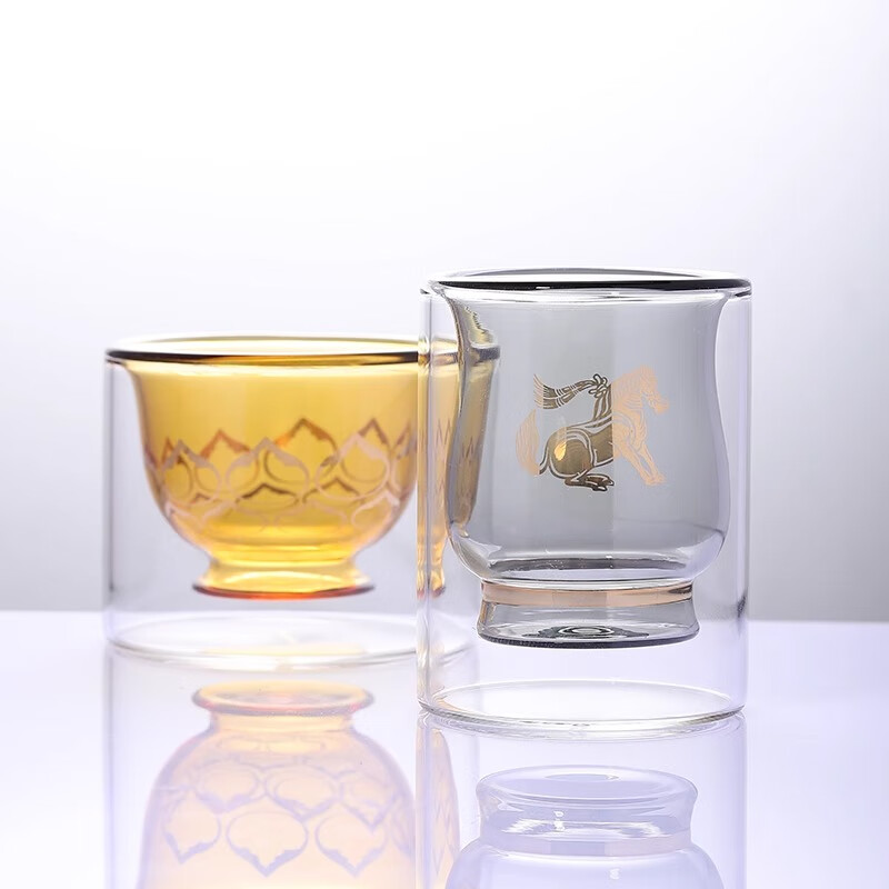 陕西歴史博物館陕西历史博物馆得宝文创茶具茶杯礼盒手提袋套装乔迁礼物商务礼品 得宝·舞马茶杯