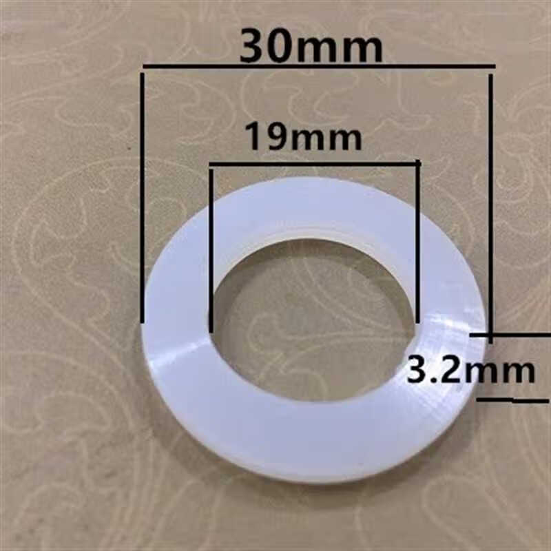 6分1寸油任垫硅胶活结垫暖气片橡胶垫 1寸硅胶平垫一个