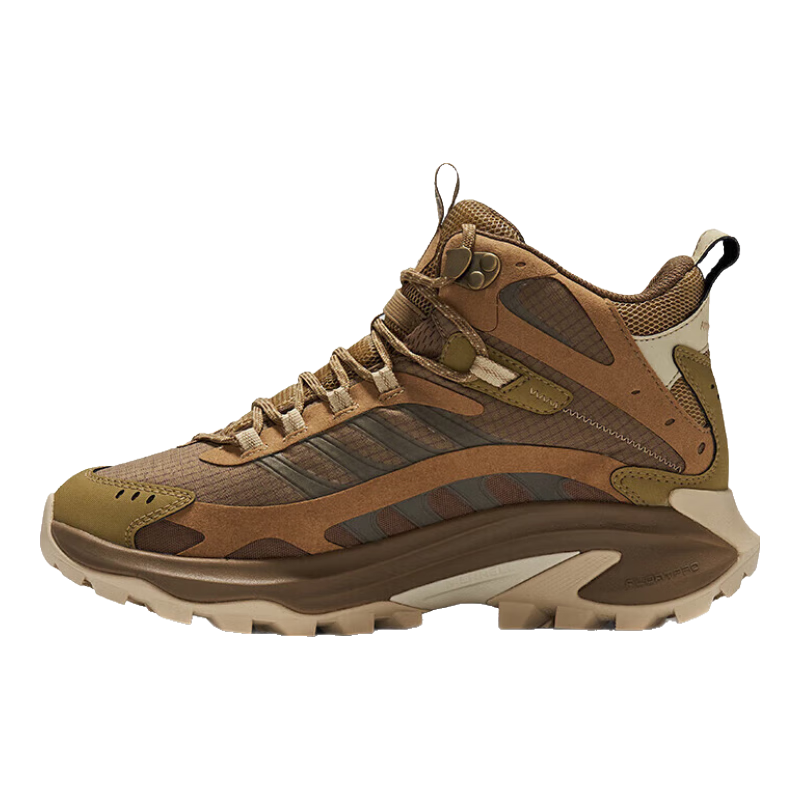 邁樂(Merrell)MOAB SPEED 2 MID GTX戶外中幫男女款防水防滑輕量越野跑徒步鞋 J037505棕色 男 43