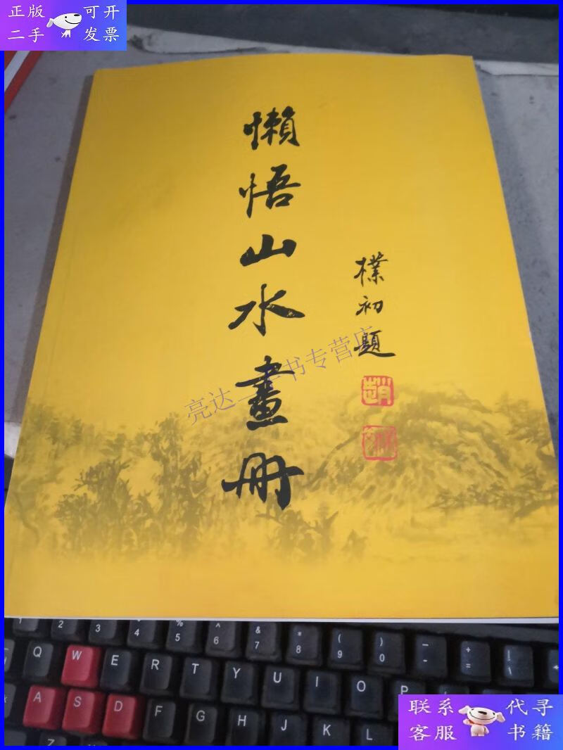 【二手9成新】懒悟山水画册