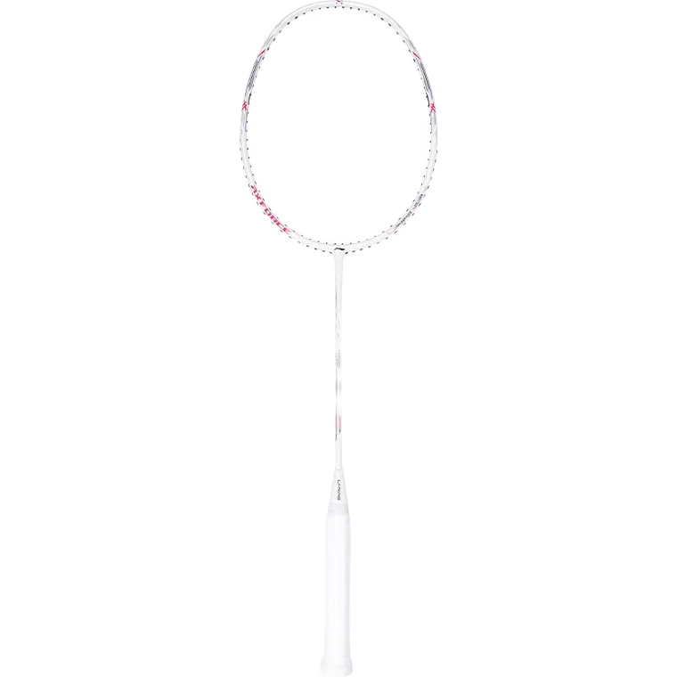 李寧（LI-NING）羽毛球拍雷霆小鋼炮全碳素進(jìn)攻型超輕高磅單拍白色4U 已穿線