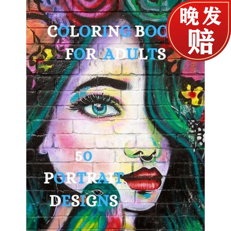 【4周达】portrait designs coloring book: relaxation coloring