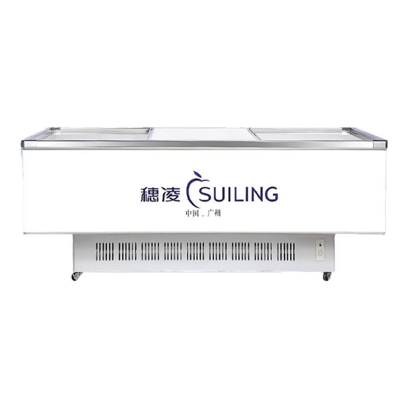 穗凌（SUILING）冰柜商用保鮮冷凍島柜展示柜超市燒烤配菜柜海鮮市冰箱 WD4-960丨-18℃速凍丨長(zhǎng)2.0米