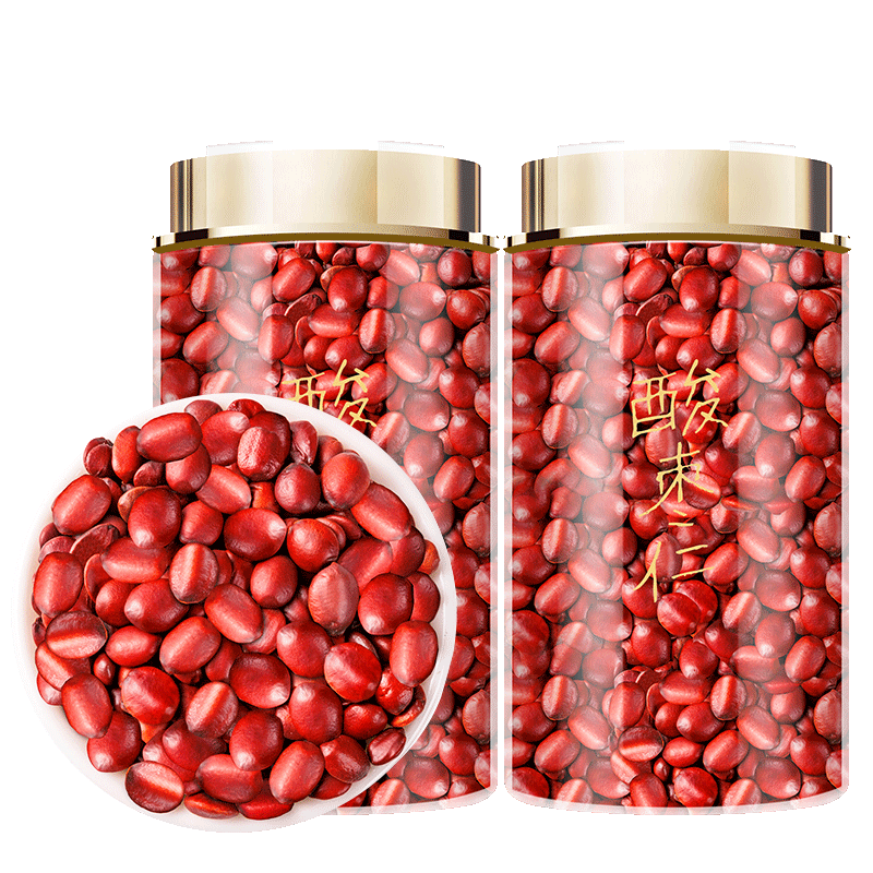貢苑【9A級精品】真酸棗仁 正宗酸棗仁50g炒熟酸棗仁酸棗核可打棗仁粉