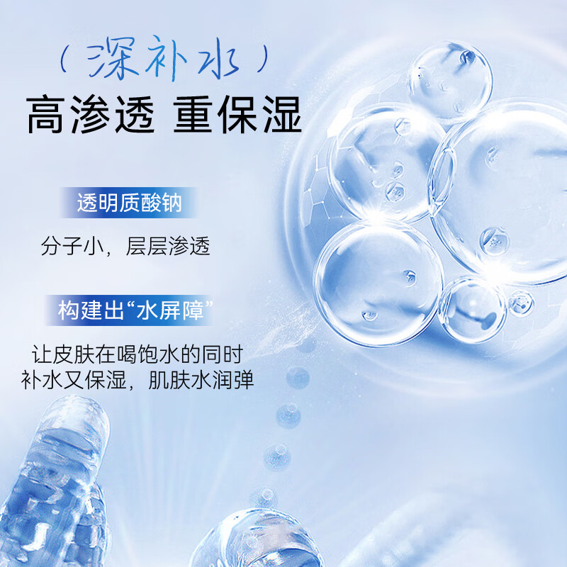 哈药生物玻尿酸补水保湿面膜润泽肌肤嫩弹滑深层锁水护肤天然植物气垫男女 超值囤货装【4盒装】