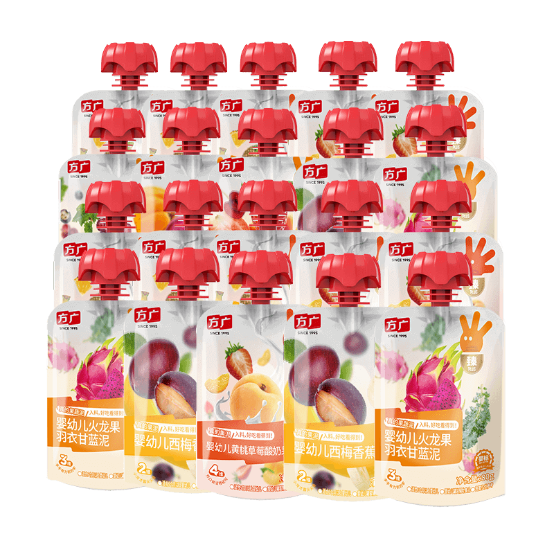 ����Ӥ�׶������������Ǳ�����ʳ��ʳ��÷ˮ���߲���6������������ ������&��ݮ&�����&��ݮ&ӣ��ζ 80g*20�� ����4���� 227.34Ԫ��3��(��75.78Ԫ/��)