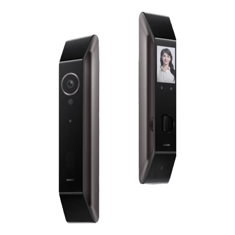 華為（HUAWEI）全自動(dòng)智能門(mén)鎖Pro AI 3D人臉識(shí)別/AI 指紋鎖防盜門(mén)鎖 分布式貓眼 鴻蒙智能家居家用電子鎖MS21E 標(biāo)準(zhǔn)版 星際黑【支持AI指紋識(shí)別】 官方標(biāo)配