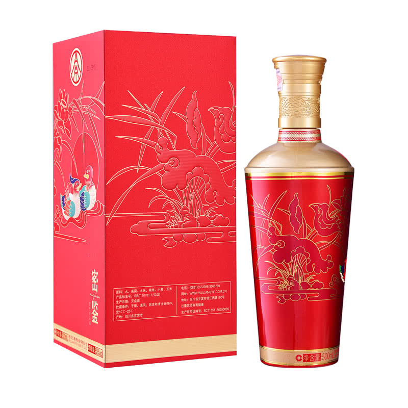 五粮浓香密鉴【特惠】股份公司  浓香型 白酒 送礼佳选 经典 52度 500mL 1瓶 （红密鉴）