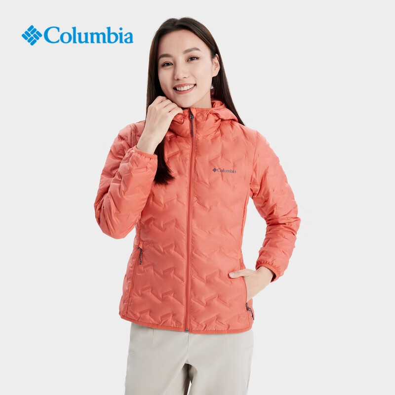 哥伦比亚(columbia)羽绒服女秋冬户外650蓬无缝热压防钻绒连帽鸭绒