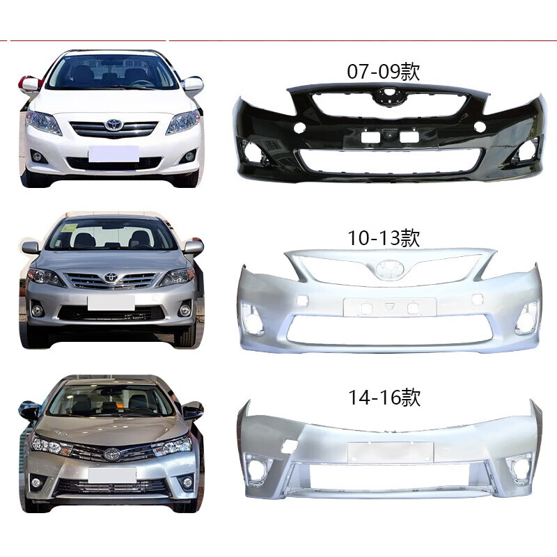 车帮达适配卡罗拉保险杠0708091112131416款原车包围护杠 17-19备注