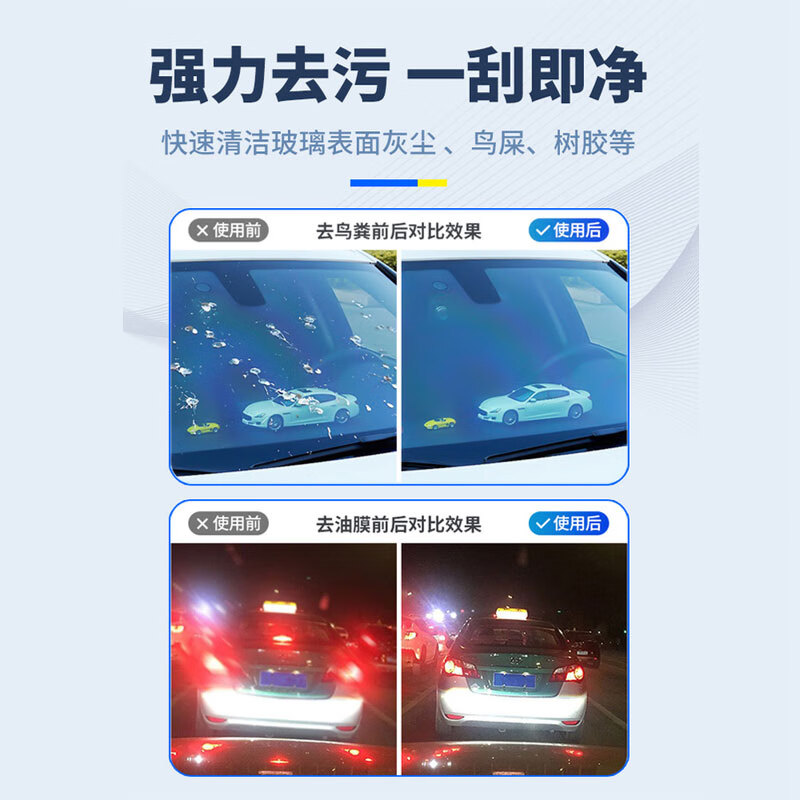 米其林(MICHELIN)汽车玻璃水雨刷精雨刮水水清洁剂挡风清洗液夏季四季通用去油膜 0℃ 1.2L * 2瓶