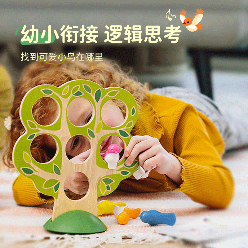 SMART GAMES小鸟安家 儿童益智桌游创意亲子桌游教具 女孩六一礼物 5岁+ 小鸟安家