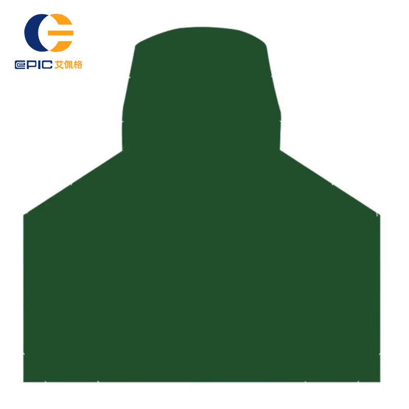 艾佩格 胸环靶板半身靶板身形靶板训练靶板训练靶牌 军绿色胸环靶板10