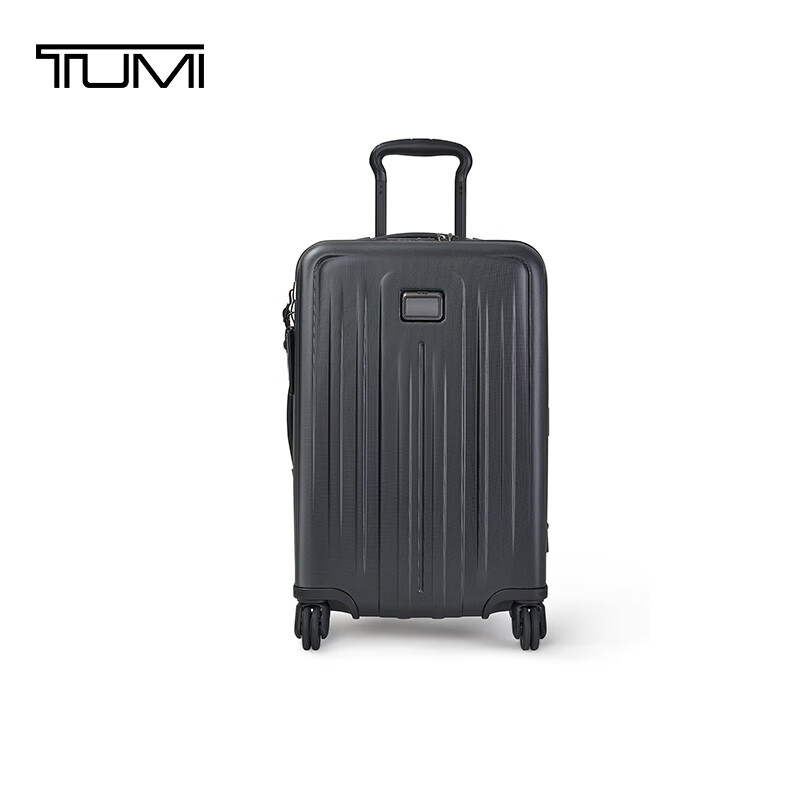 途明（TUMI）V4国际旅行箱可扩展行李箱短途旅行轻质登机箱拉杆箱-黑色