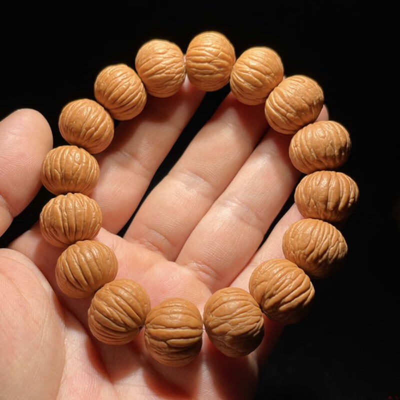 珀芙诺土豪猴头手串矮桩南瓜桩精挑头货拉丝猴王凤羽文玩男女单圈手串