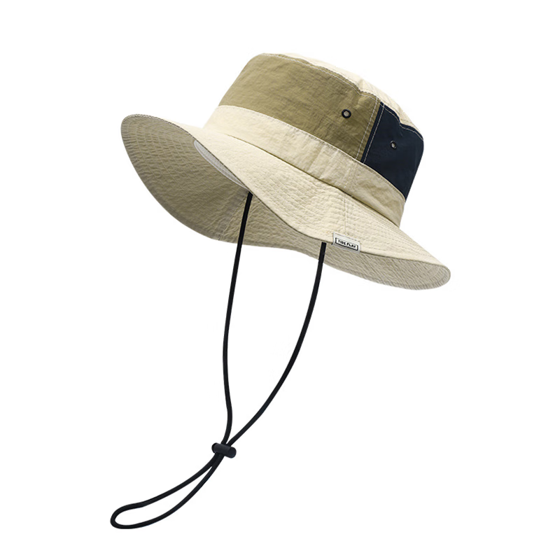 简时行防晒帽子女夏季薄款遮阳帽徒步骑行登山帽旅行钓鱼速干透气渔夫帽 藏青色 均码