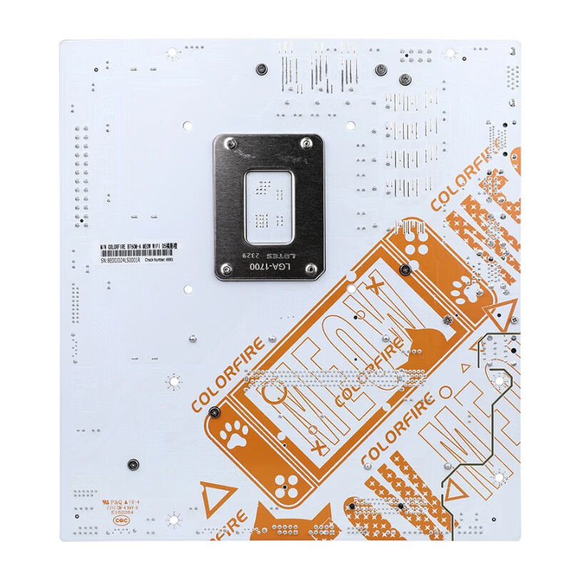 七彩虹 B760M-MEOW WIFI D5橘影橙 图 9
