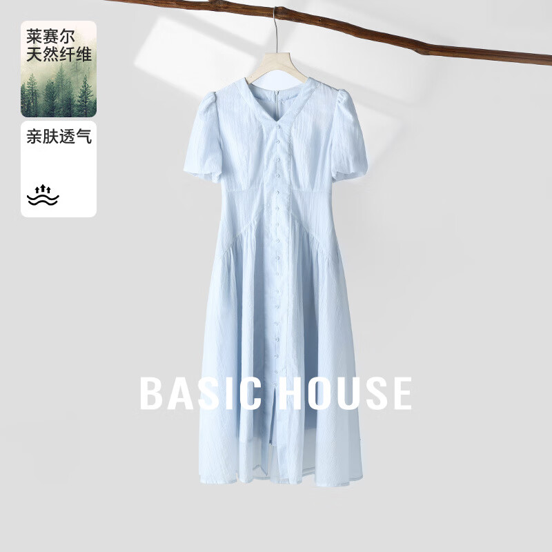 Basic House/�ټҺ�������V���������ȹ�¿�Ŧ��ƴ����Ƴ�ȹ�� ��ɫ S ��90-105�