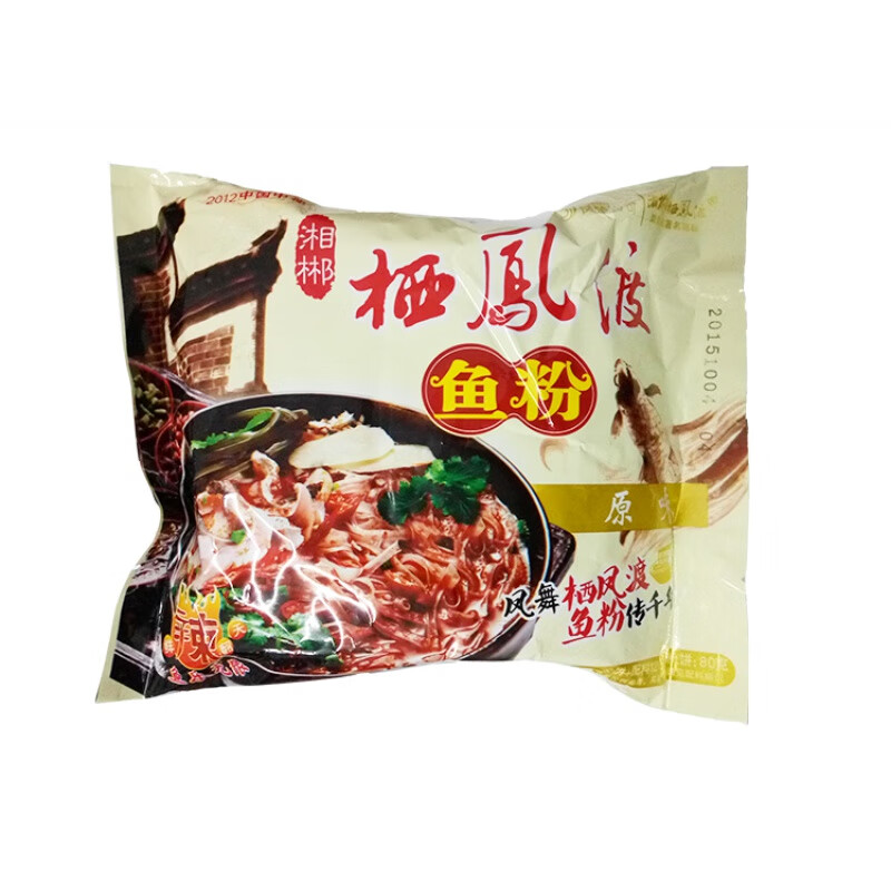 飞益森特产栖凤渡鱼粉西风度渔粉湖南米粉沙河方便面泡面干切粉袋装