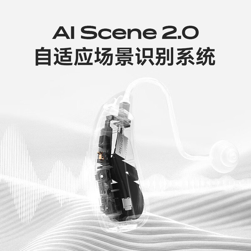 科大讯飞耳背式智能助听器星河版 老年人重度耳聋耳背高增益64通道耳挂式 【星河版双耳】【70分贝高增益·智能64通道】