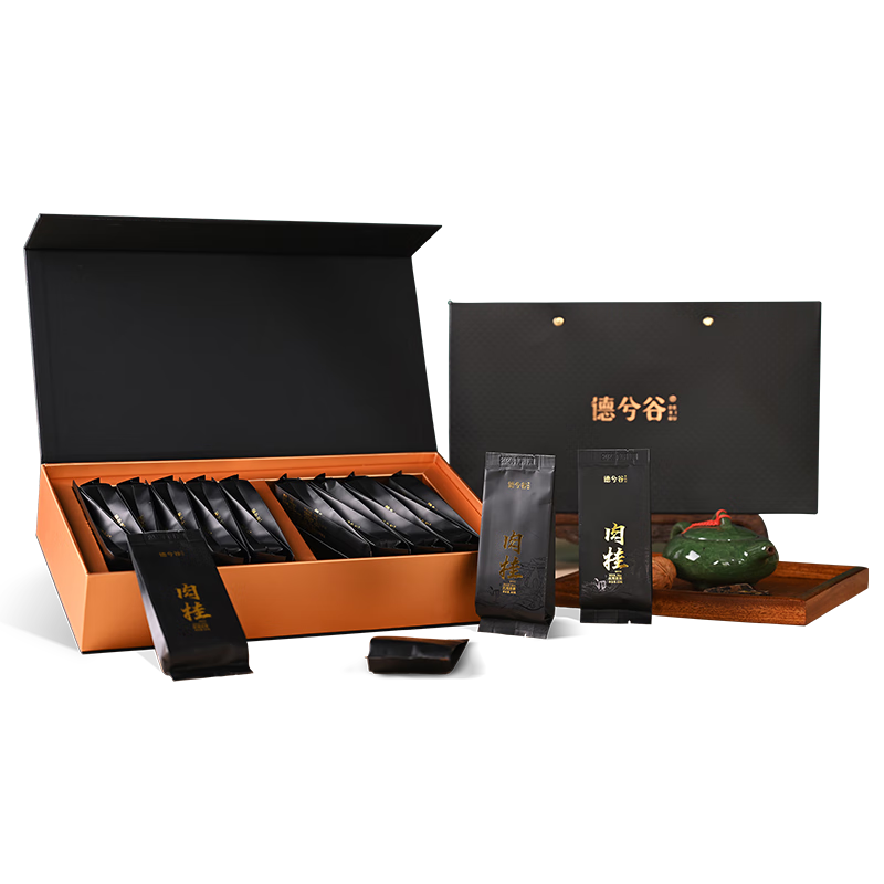 德兮谷乌龙茶武夷岩茶肉桂一级170g礼盒装茶叶 教师节送礼 节日礼盒