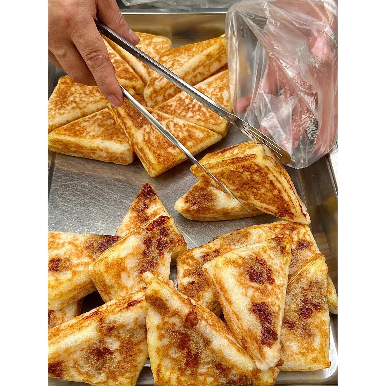 隽辰堂重庆三角粑米糕三角米糕糯叽叽米糕三角粑粑米糕发糕老式手工