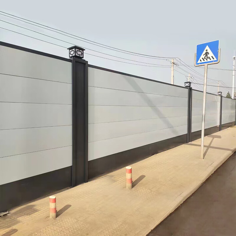 市政钢结构围挡新型装配式围栏施工彩钢工地道路交通地铁挡板泰利 钢