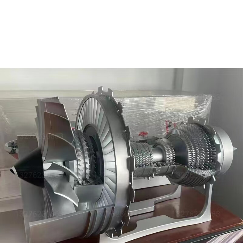 汽轮机发电机组教学展示模型定制燃气轮机展示模型订制发电机模型 1:6