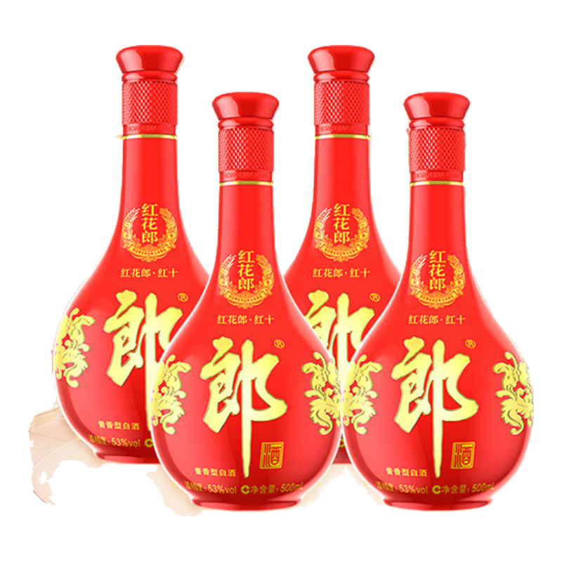 LANGJIU/�ɾ� �컨�ɾ� ��ʮ 53�� ������ 500ml 4ƿ 970Ԫ
