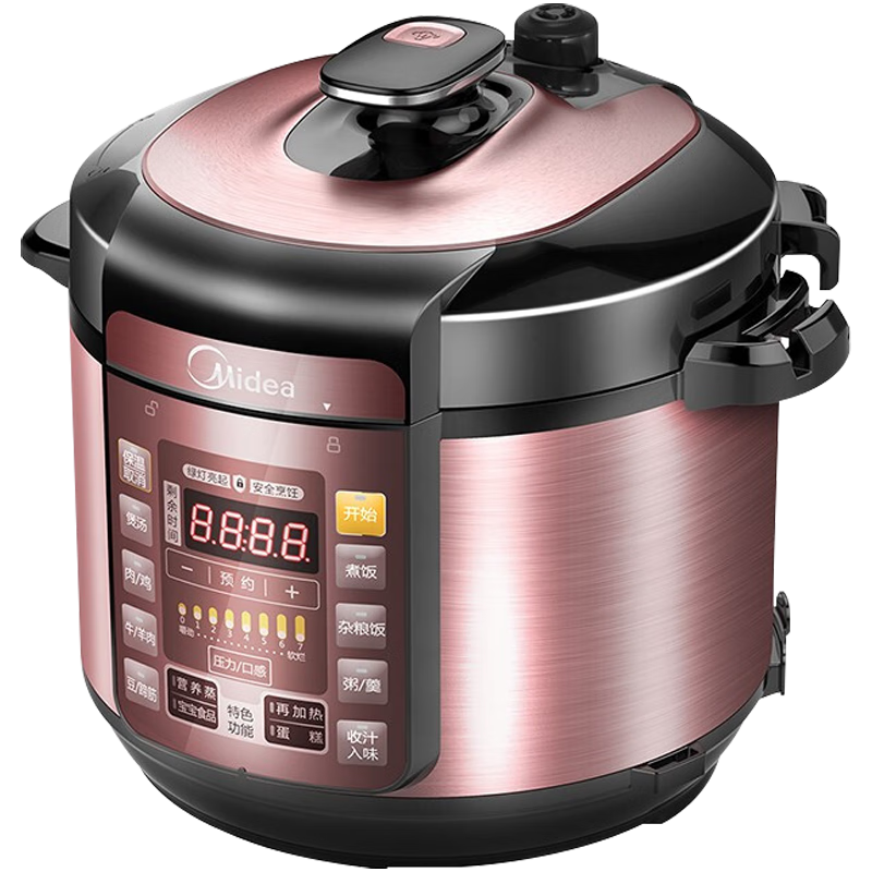 ���ģ�Midea��ѹ������ѹ������5-8�˵�ѹ����5L�������๦�ܶ�ʱԤԼ��ѹ�緹�ҵ緹�� ˫�� 5L 229Ԫ