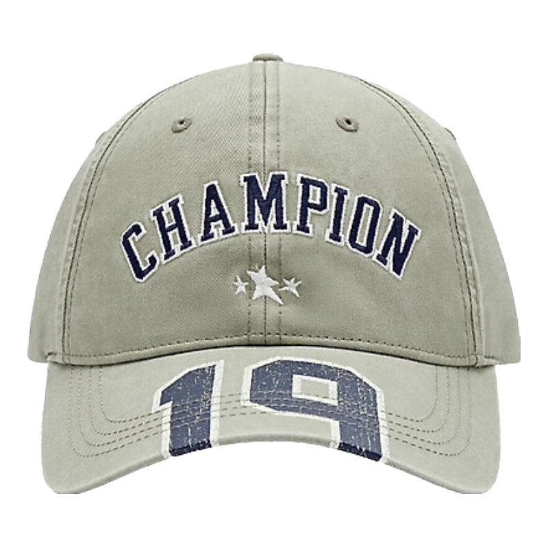 Champion美國冠軍棒球帽男女 休閑時(shí)尚甜星帽潮流百搭鴨舌帽24FWA09卡其色