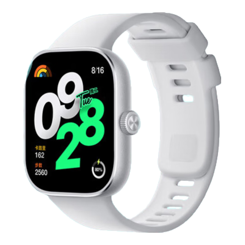 小米（MI）Redmi Watch4 红米智能手表 银雪白 血氧检测 蓝牙通话 旋转表冠 运动手表 小米手表 男表 女表