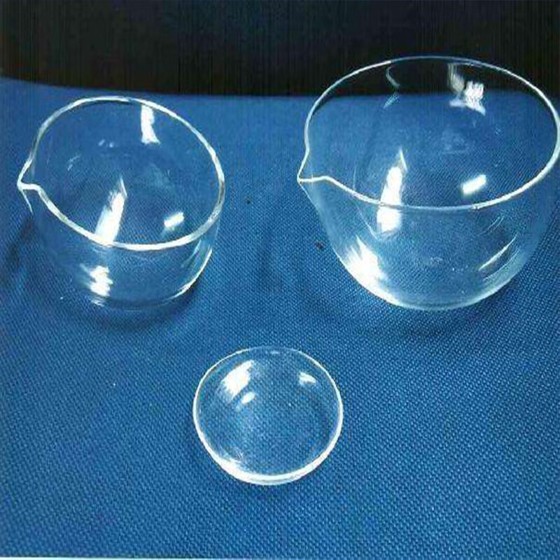 耐高温高纯度石英蒸发皿平底圆底50ml-300ml石英蒸发皿 50ml平底