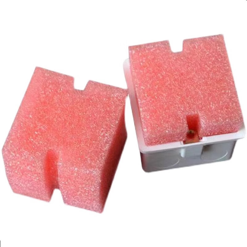 欧禾86型线盒填充泡沫预埋线盒填充泡沫堵保护盖堵头开关底盒填充泡沫