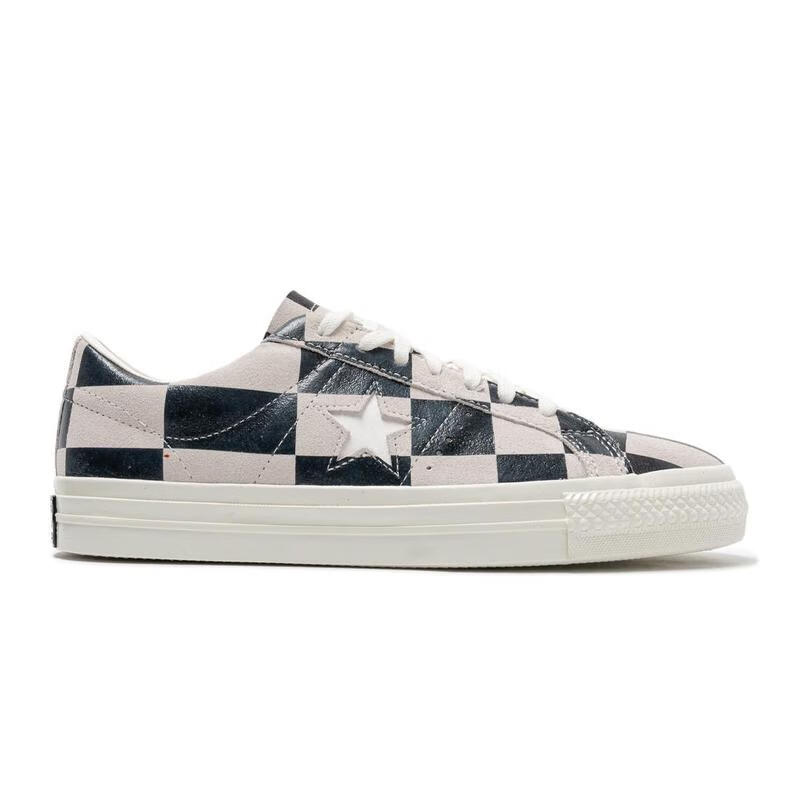 匡威(converse)男鞋 one star ox 黑白撞色棋盘格舒适贴合防滑日常