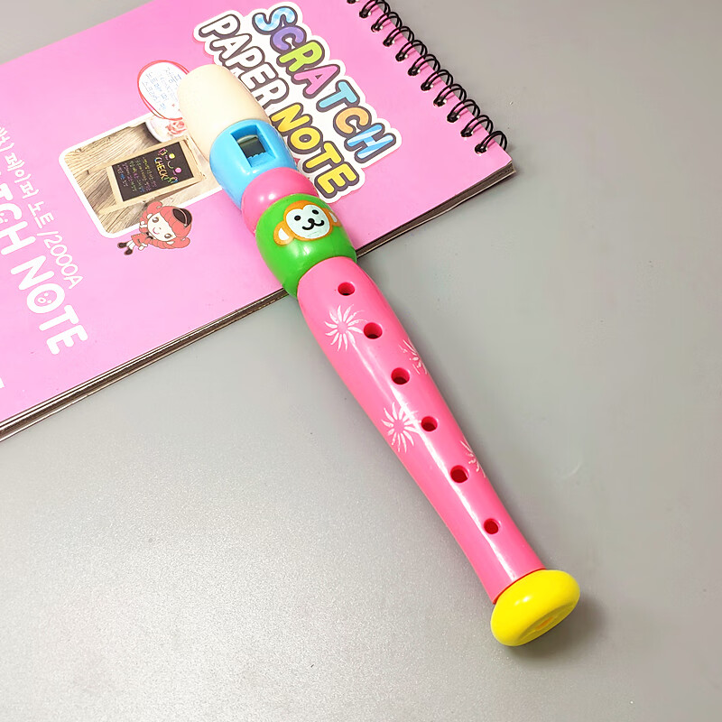 贤怀达儿童短笛子卡通6孔竖笛乐器初学女孩幼儿园吹奏音乐早教玩具