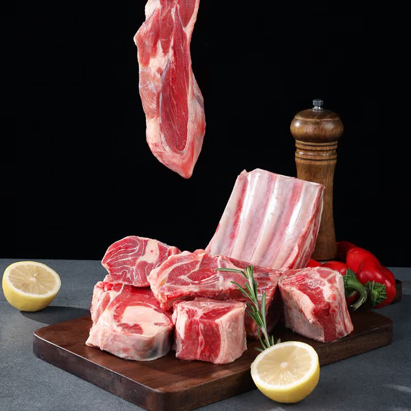 青草家原切羊肉半羊礼盒羊蝎子羊腿囤货火锅红烧煲汤 半羊礼盒10斤