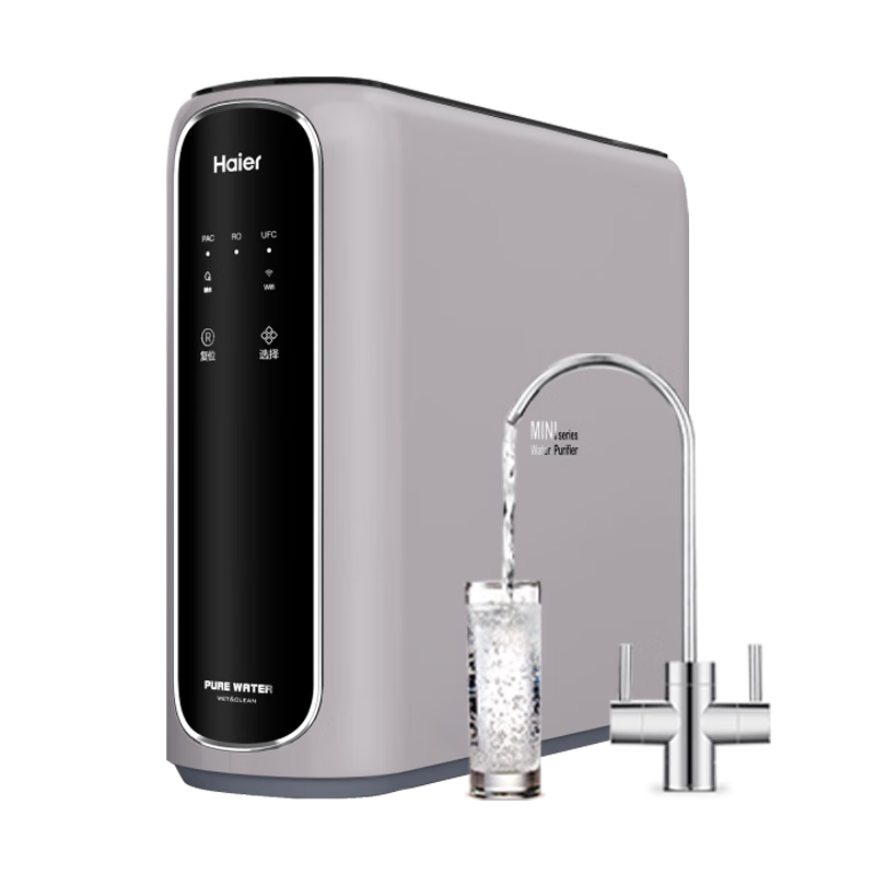 ������Haier���¿ˮ������ֱ��������ʽȫ��ĸӤ��������һ��RO����͸��������ˮ��ǰ�ù��߻���ͨ����ˮ�� ĸӤֱ����˫Ĥ��ˮ����