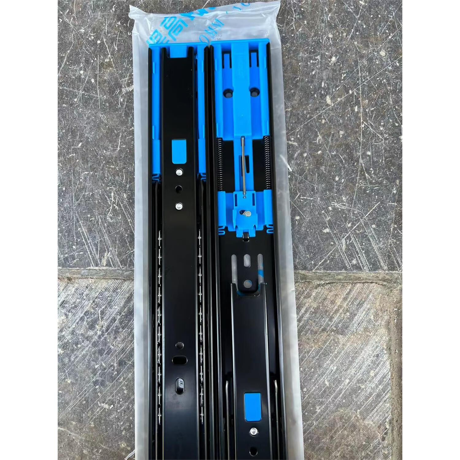 悍高阻尼16寸400滑轨一副无螺丝