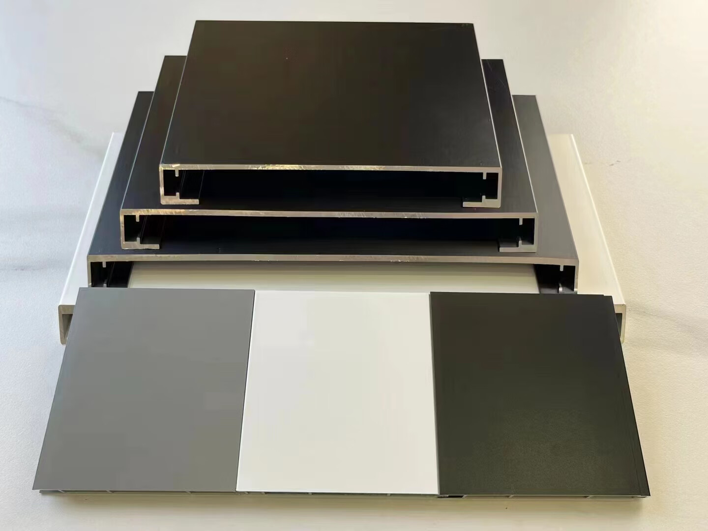 天颛铝合金门框包边套哑光一体成型垭口门套窗套定制极窄极简入户门不