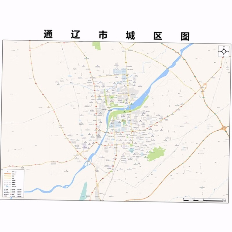 通辽市地图导航图片