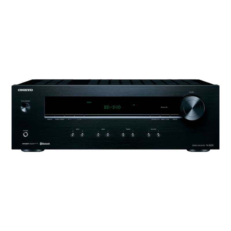 安橋進(jìn)口TX-8220 家用客廳合并式立體聲放大器HIFI大功率2.1高保真發(fā)燒純功放機唱放 補貼 TX-8220 銀色