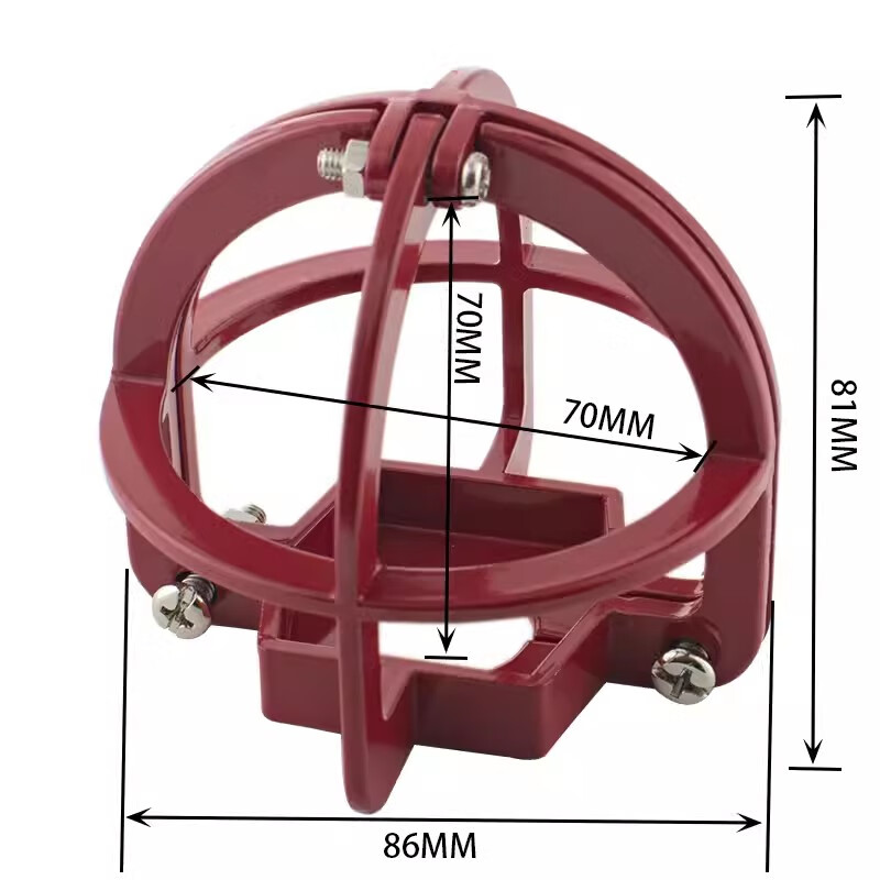 工途喷淋头保护罩消防喷头保护架支架消防喷淋通用型保护罩免拆防护罩