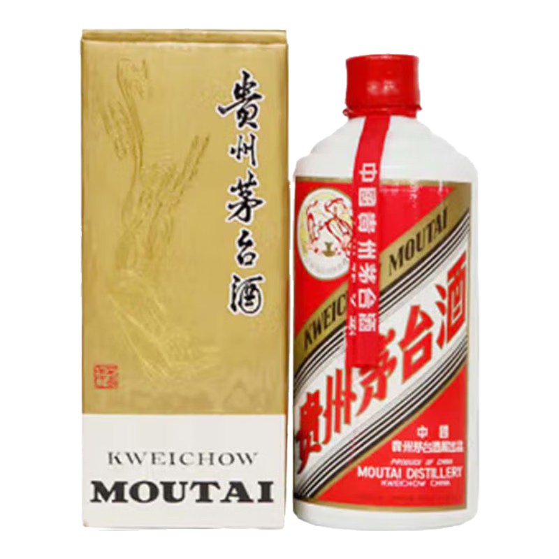 MOUTAI 茅台 贵州茅台酒 五星 1991年 53%vol 酱香型白酒 500ml 单瓶装