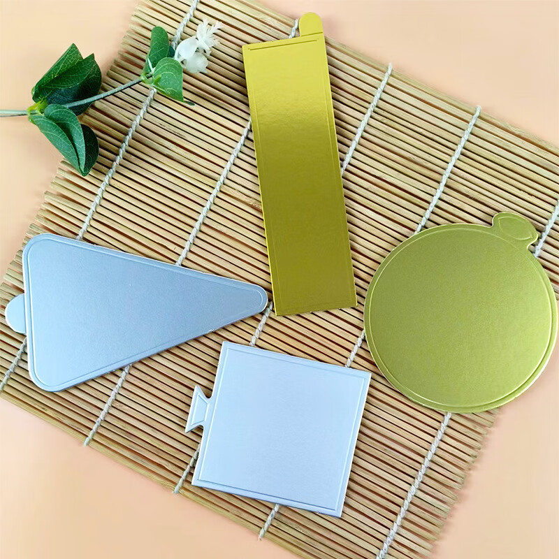 现货慕斯底托蛋糕托糕点心食品垫100张加厚硬纸片底托金卡蛋糕垫 大圆形金卡食品级蛋糕底托