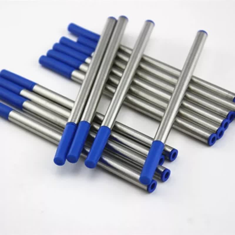 【现发】宝珠笔芯0.5mm签字笔芯通用文具笔配件 0.5mm蓝色芯 1支笔替芯